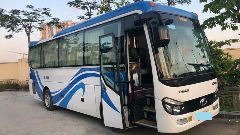 xe-thaco-tb85 Thu&ecirc; xe du lịch Nha Trang